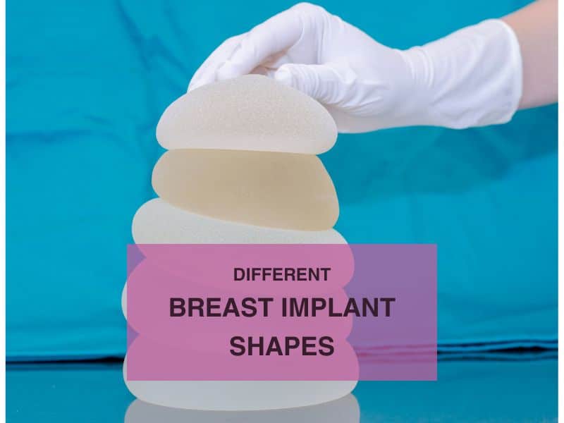 different breast implant shapes